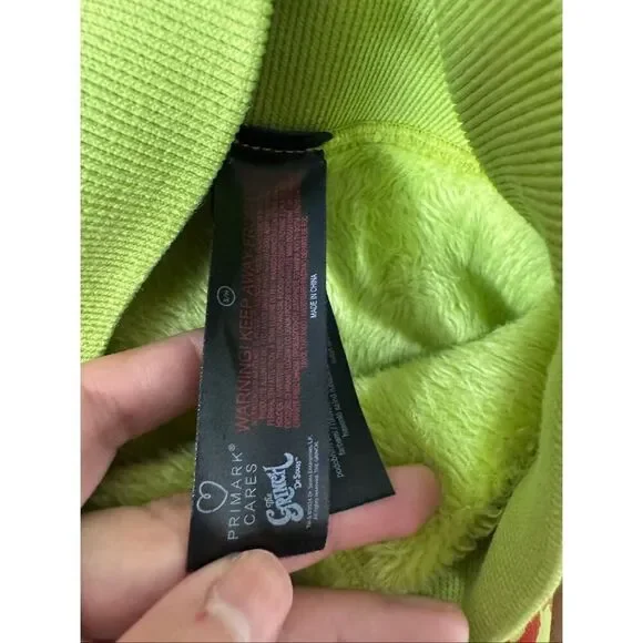 The Grinch Christmas Jogger leggings Green Fleece Unisex S/M Holiday - Picture 6 of 6